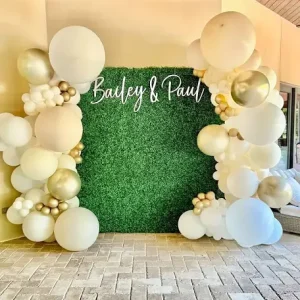 8' x 8' Boxwood Greenery Photo Backdrop